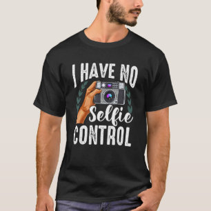 Kamera Ich habe keine Handy-Fotografie mit selbsts T-Shirt