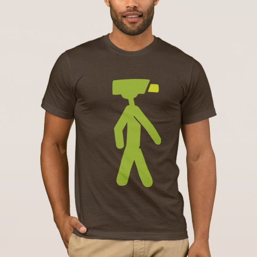 Kamera-Mann T-Shirt (Vorderseite)