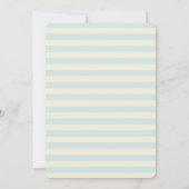 Kamera mit blauen Blätter und Schmetterlingen zum  Einladung (Rückseite)