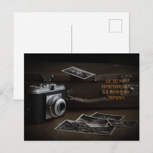 Kamera mit Gehäuse Postkarte (Vorne/Hinten)