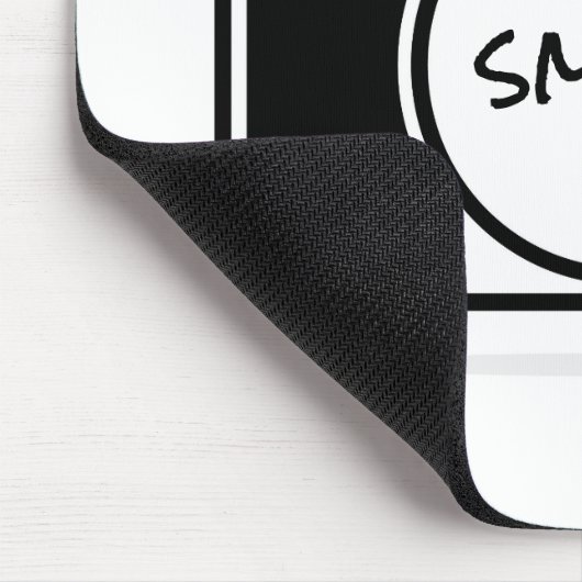 Kamera mit Lächeltext Mousepad (Ecke)