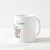 Kamera Natur Erkunden Kaffeetasse (VorderseiteRechts)