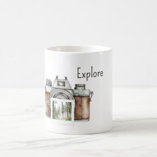 Kamera Natur Erkunden Kaffeetasse