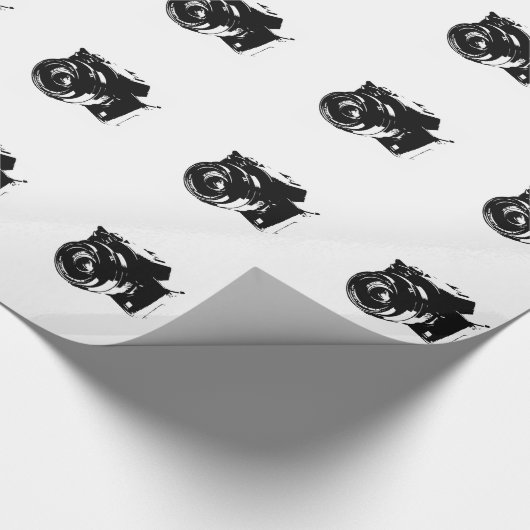 Kamera-Packpapier Geschenkpapier (Ecke)