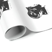 Kamera-Packpapier Geschenkpapier (Rolleneckpunkt)