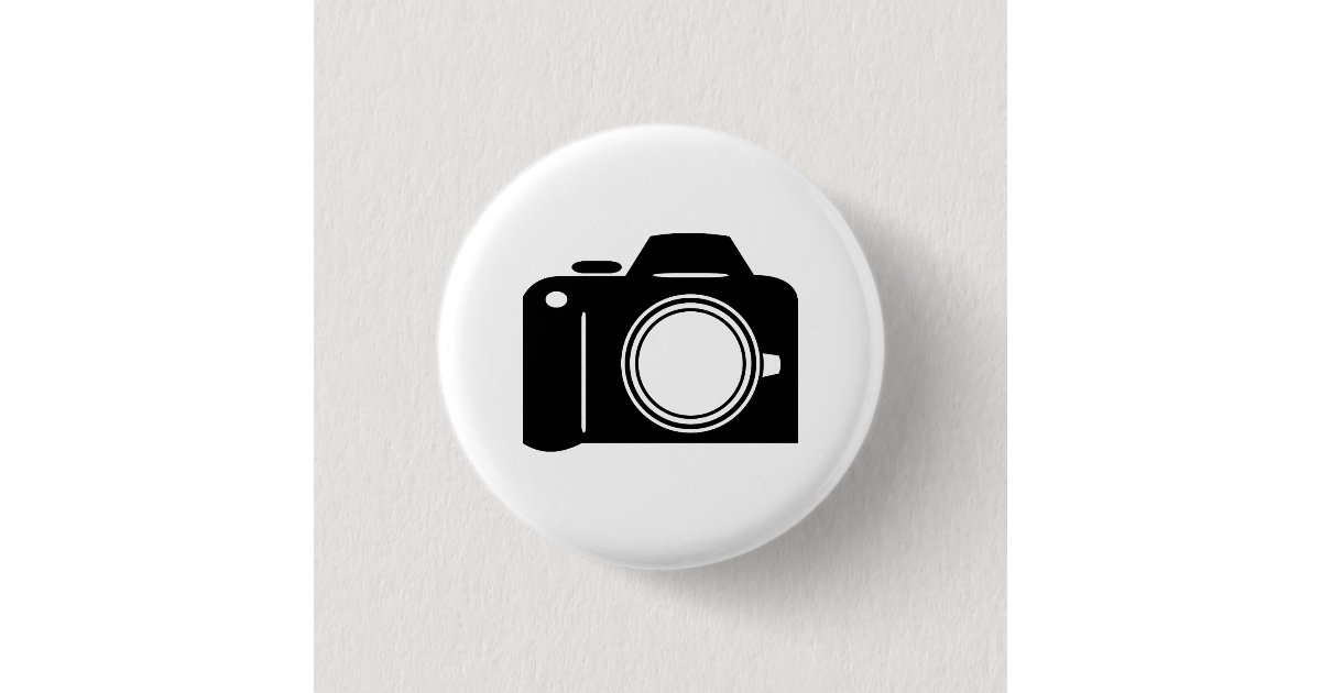 Kamera Piktogramm Knopf Button Zazzle De