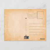 Kamera Postkarte (Rückseite)