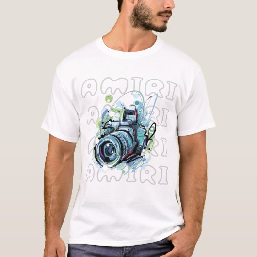 Kamera T-Shirt (Vorderseite)