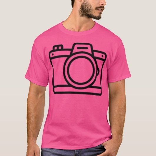 Kamera T-Shirt (Vorderseite)