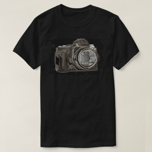 Kamera T-Shirt (Design vorne)