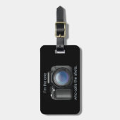 Kamera-Taschen-Umbau Gepäckanhänger (Vorderseite vertikal)