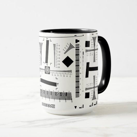 Kamera-Test-Diagramm Tasse (VorderseiteRechts)