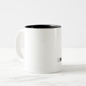 Kamera-Trieb Zweifarbige Tasse (Vorderseite Links)