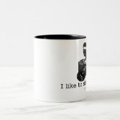 Kamera-Trieb Zweifarbige Tasse (Mittel)