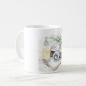 Kamera Tropische Blätter Kaffeetasse (Vorderseite Links)