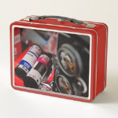 Kamera und Film Metall Brotdose (Rückseite)