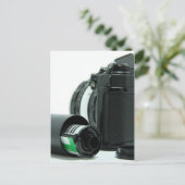 Kamera und Film Postkarte (Stehend Vorderseite)