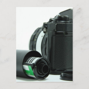 Kamera und Film Postkarte