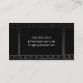 Kamera und Film Visitenkarte (Rückseite)