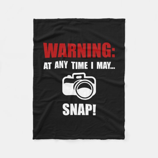 Kamera-Verschluss Fleecedecke (Vorderseite)