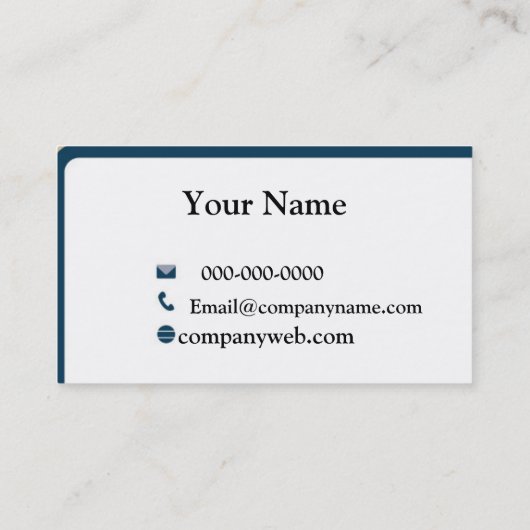 Kamera Visitenkarte (Rückseite)