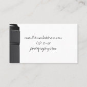 Kamera Visitenkarte (Rückseite)