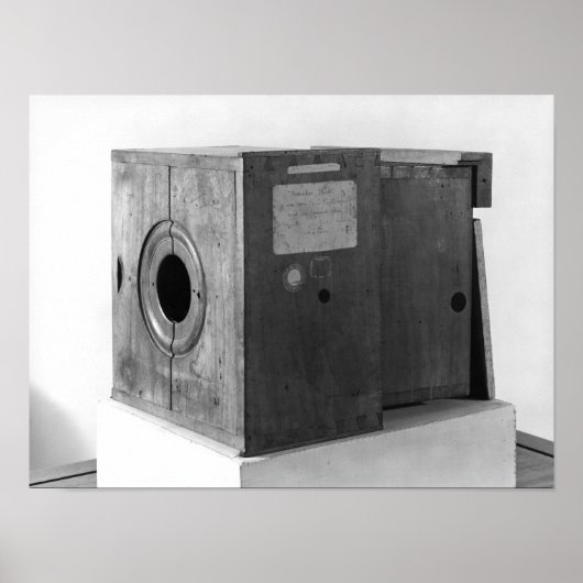 Kamera von Joseph Nicephore Niepce, c.1816-22 Poster (Vorne)