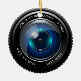 Kamera-Zoomobjektiv-Fotografie-Fotograf-Geschenk Keramik Ornament