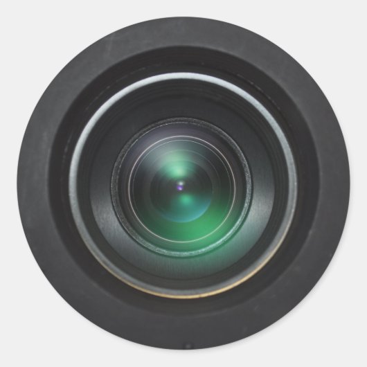Kameraaufkleber Runder Aufkleber (Vorderseite)