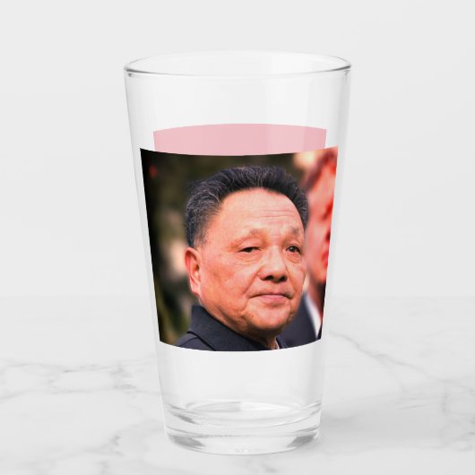 Kamerad Deng Xiaoping - chinesischer Führer Glas (Vorderseite)