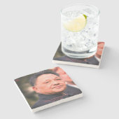 Kamerad Deng Xiaoping - chinesischer Führer Steinuntersetzer (Seitenansicht)