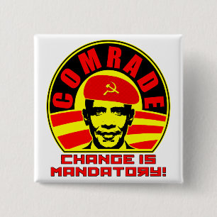 Kamerad Obama Button