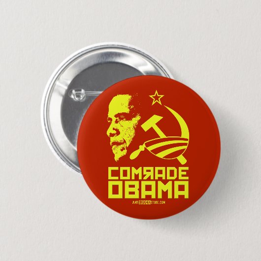 Kamerad Obama Button (Vorne & Hinten)