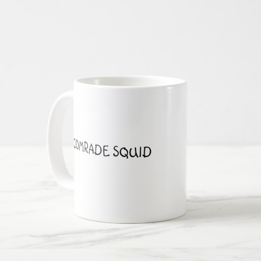 Kamerad Squid! Kaffeetasse (Vorderseite Links)