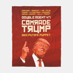 Kamerad Trump: Der doppelte Agent (Putins Puppe) Fleecedecke
