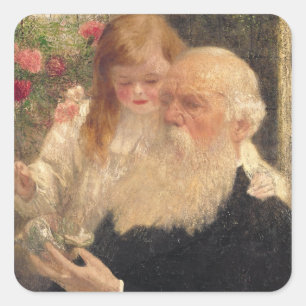 Kameraden: John Galsworthys Nichte Quadratischer Aufkleber