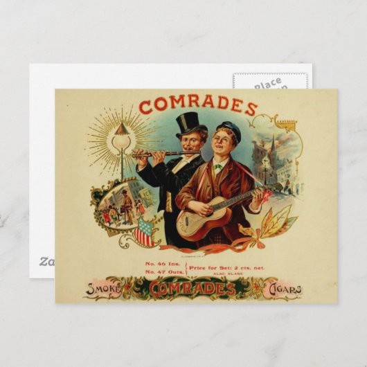 Kameraden Postkarte (Vorne/Hinten)