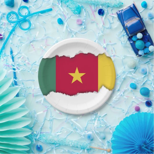 Kameraflagge Pappteller (Party)