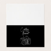 Kamerafotograf Visitenkarten (Außenseite Aufgefaltet)