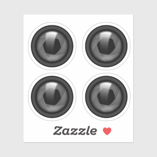 Kameraleuchten Aufkleber (Blatt)