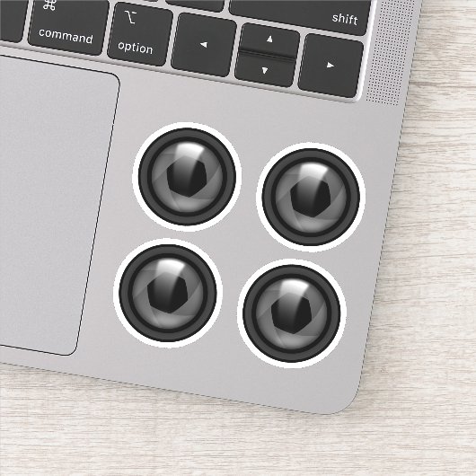 Kameraleuchten Aufkleber (Detail)