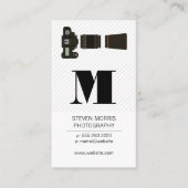 Kameraleuchten | Monogramm Visitenkarte (Vorderseite)