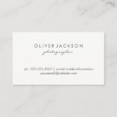 Kameraleuchten | Natürliche Fotografie im Freien Visitenkarte (Rückseite)