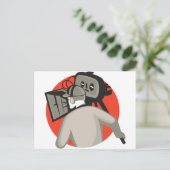 Kameramann-Crew Postkarte (Stehend Vorderseite)