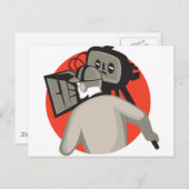 Kameramann-Crew Postkarte (Vorne/Hinten)