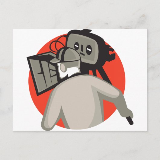 Kameramann-Crew Postkarte (Vorderseite)