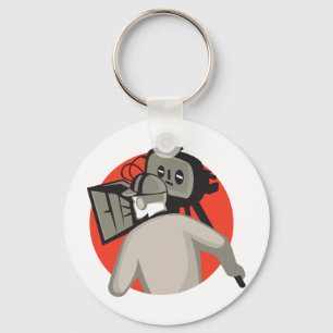 Kameramann-Crew Schlüsselanhänger