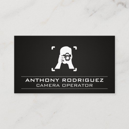 Kameramann | Fotograf Visitenkarte (Vorderseite)