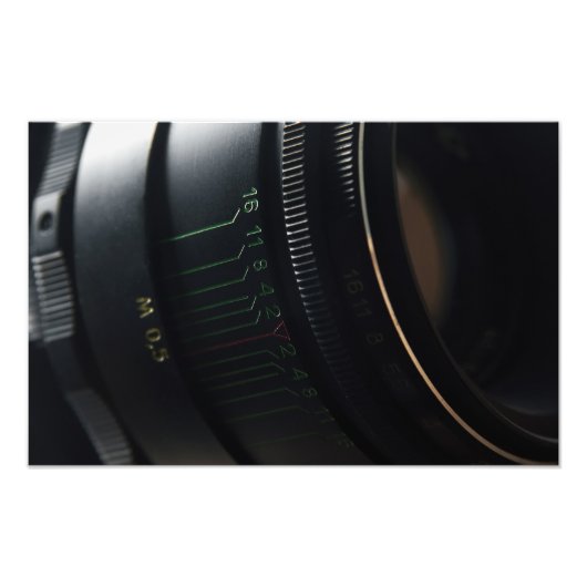 Kameraobjektiv Fotodruck (Vorne)