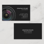 Kameraobjektiv-Fotograf-Visitenkarte Visitenkarte (Vorne/Hinten)